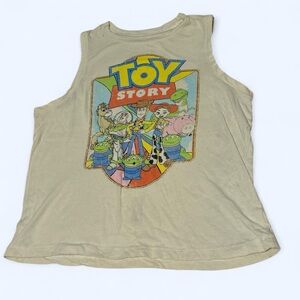Disney Kids Sleeveless Toy Story Tank Top - Beige